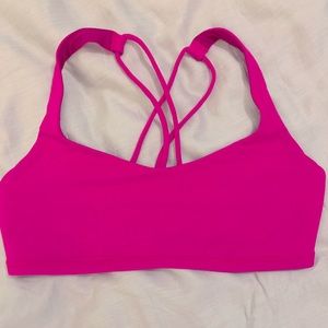 Lululemon pink Free to Be bra, size 6